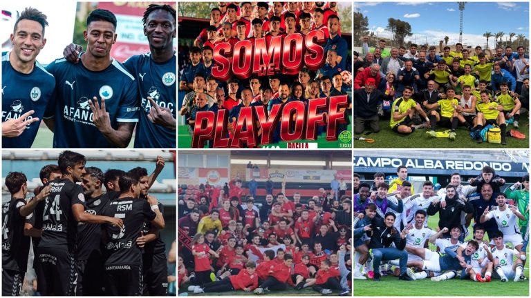 Fotos: Atlètic Lleida, AD Torrejón, Santomera CF, Atlético Central, CD Utiel y Atlético Albacete.