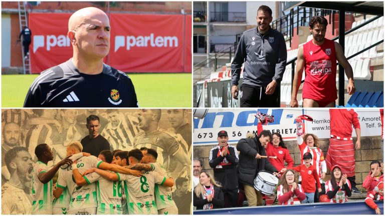 Foto: Nástic, AD Mérida, Antequera CF y Zamora CF.