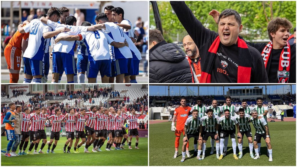 Fotos: La Unión, Arenas Club, SD Logroñés y Juventud Torremolinos.