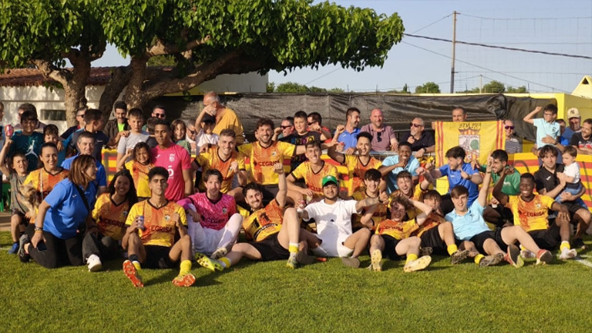 Plantilla del Vall d´Alba. Foto: Club.