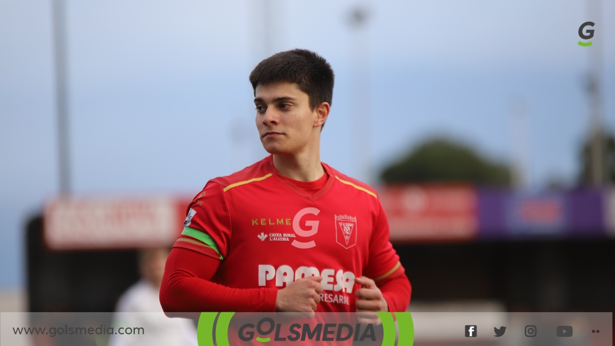 Jorge Mallol, en un partido con el CD L´Alcora.