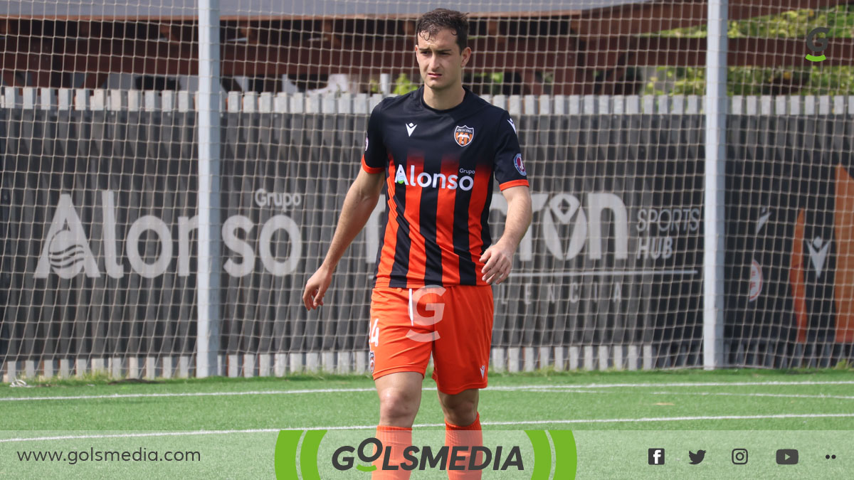 Borja Lucas en un partido del Patacona CF.