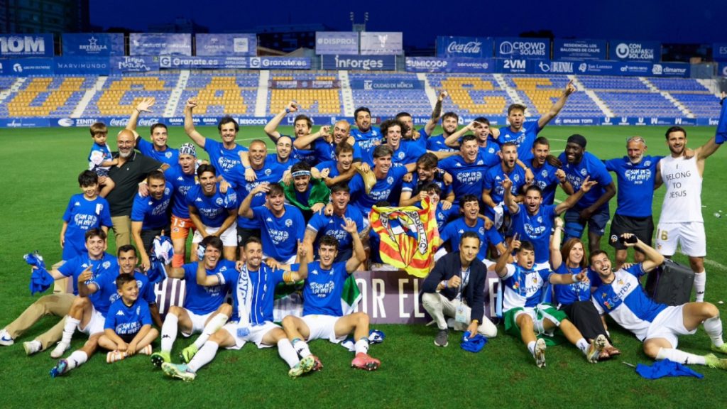 La plantilla del CE Sabadell. Foto: Club.