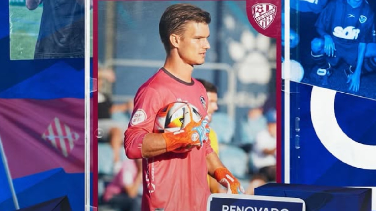Vicent Dolz, portero de la UD Alzira.