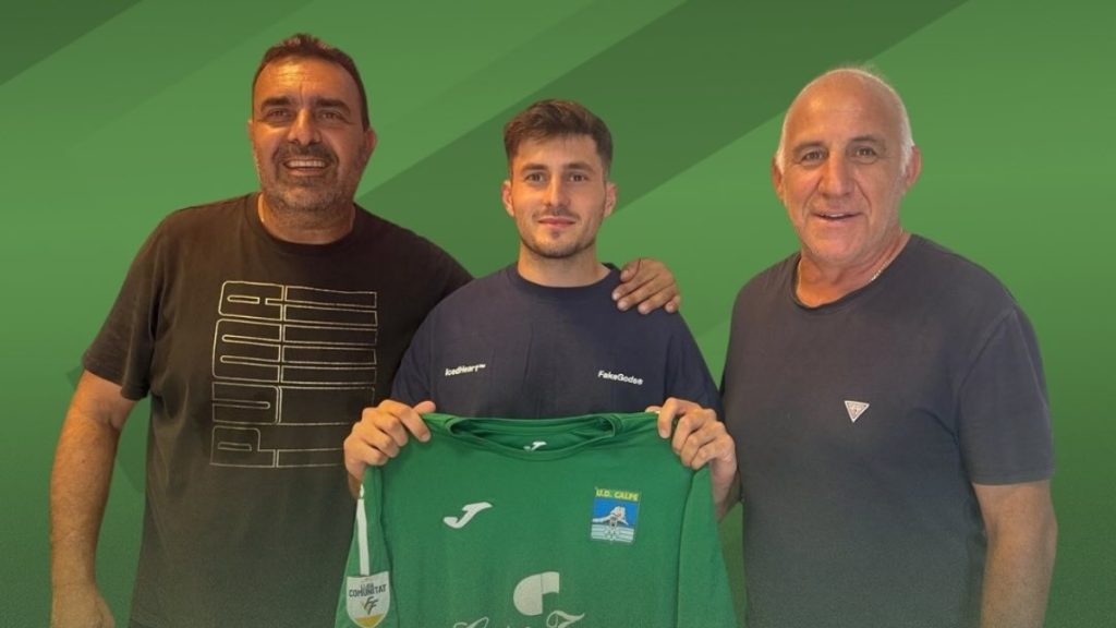 Cristian Andrada, nuevo jugador de la UD Calpe. Foto: Club.