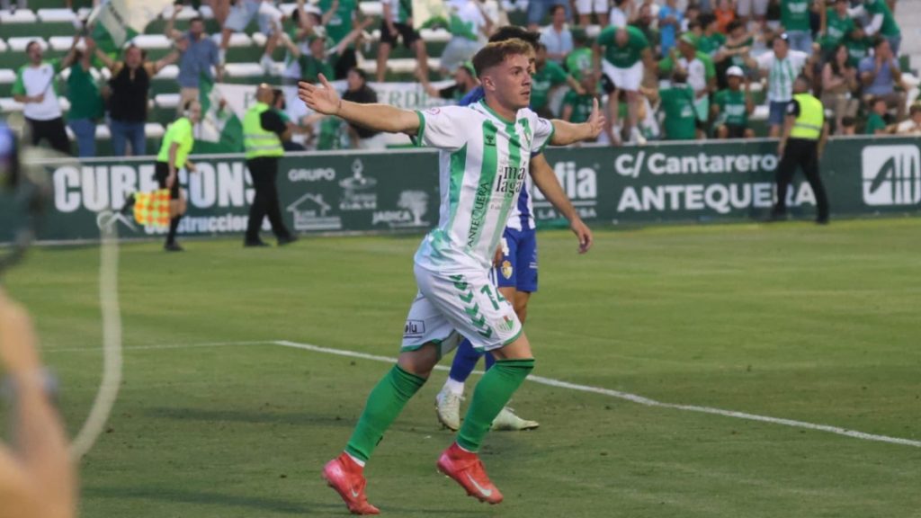 Gol del Antequera CF. Foto: Club.