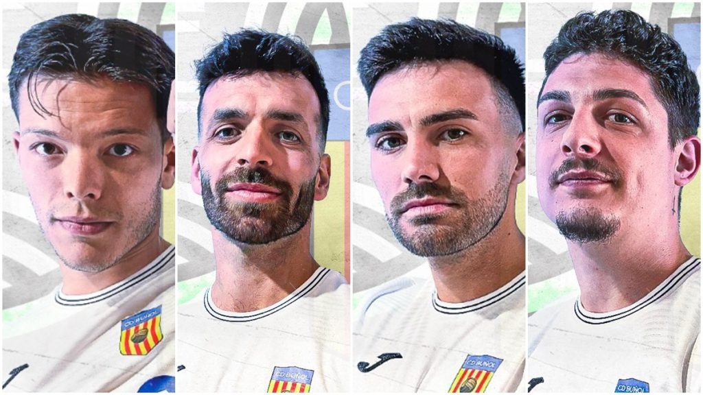 Fichaje y renovados en el CD Buñol 2025-26. Foto: CD Buñol.