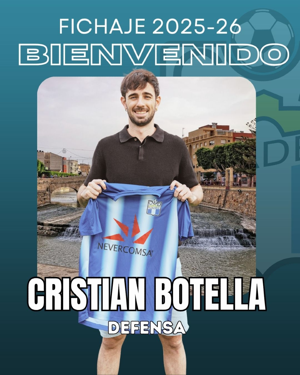 Cristian Botella, nuevo jugador del CD Thader.