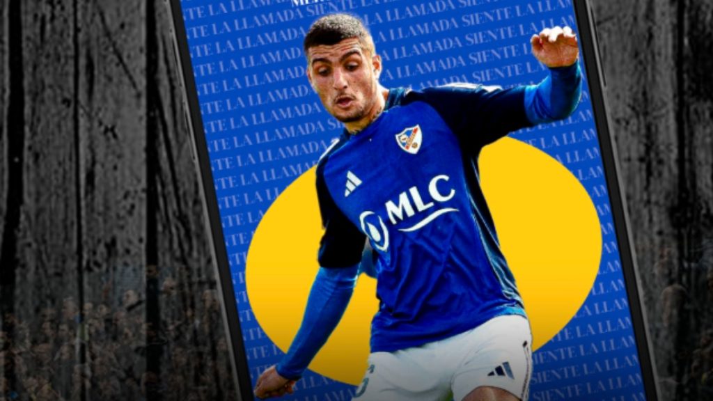 Fran Rivera, jugador del Linares Deportivo. Foto: Club.