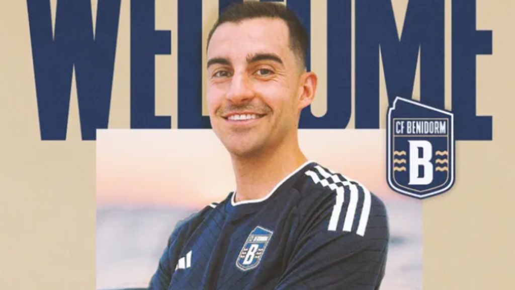 Héctor Juan, nuevo jugador del CF Benidorm. Foto: Club.