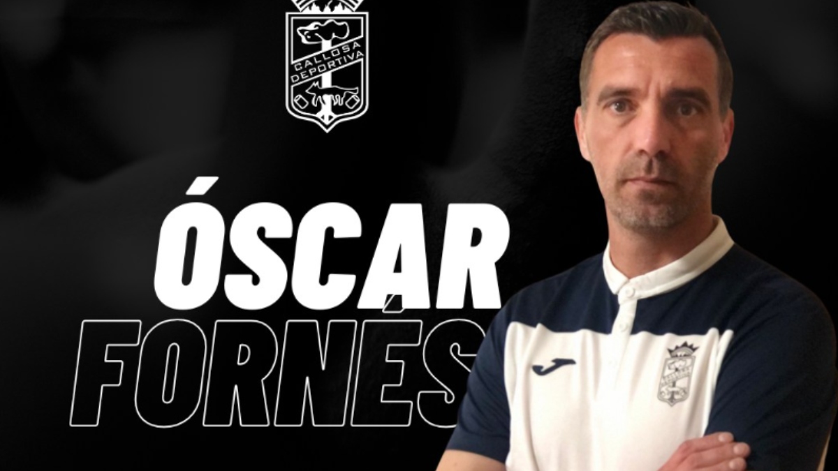 Óscar Fornés, entrenador del Callosa Deportiva. 