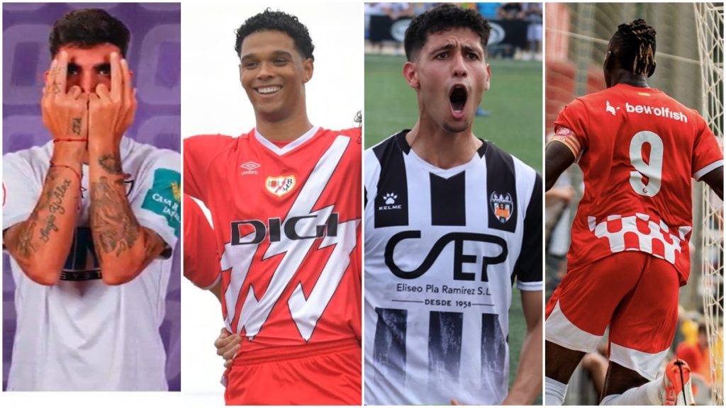 Fotos: Real Jaén, Rayo, Castellonense y Girona FC.