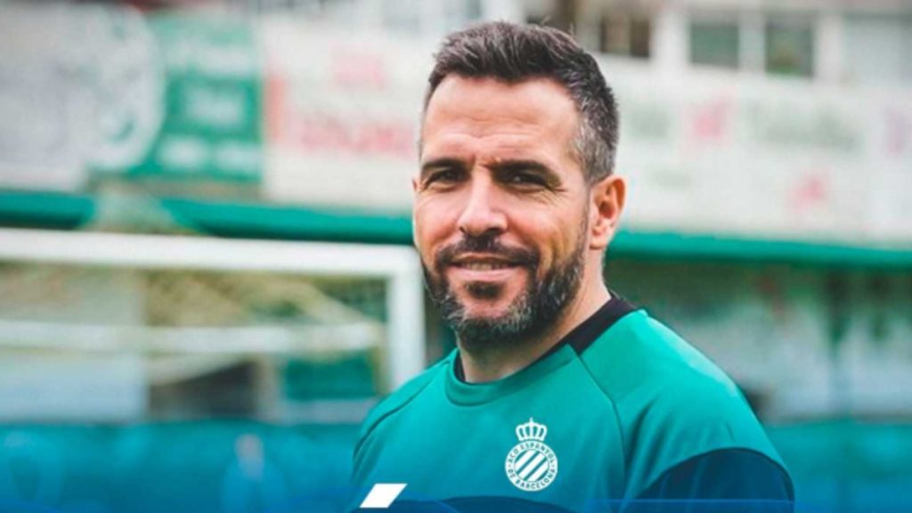 Raúl Jardiel, entrenador del RCD Espanyol B. Foto: Club.