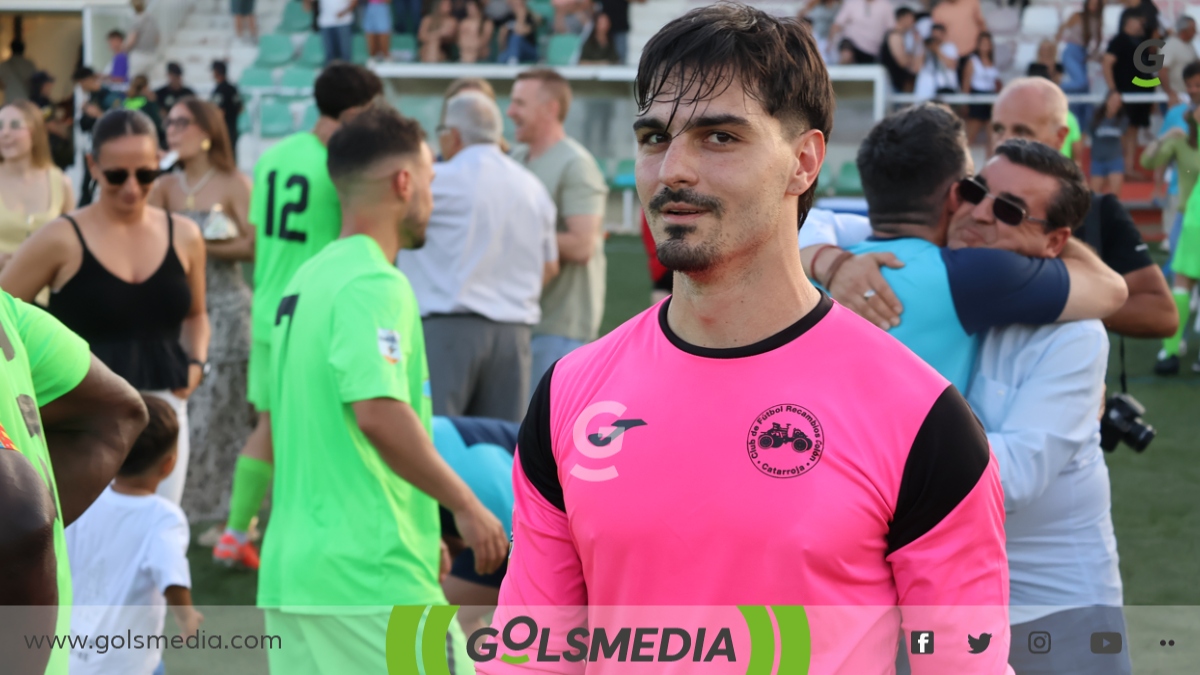 Dani Iglesias, portero del CF Recambios Colón.