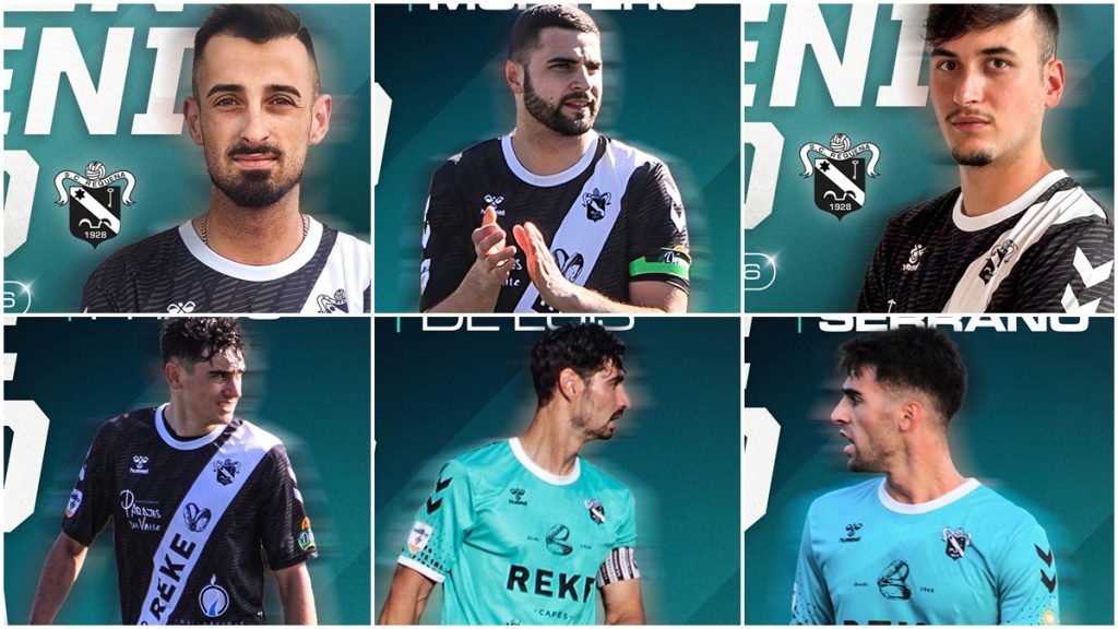 Fichajes y renovados en el SC Requena. Fotos: Clubes.