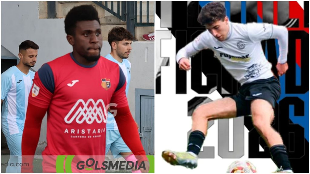 Ángel Ferrer y Charly Ferrer, jugador del Ribarroja CF.