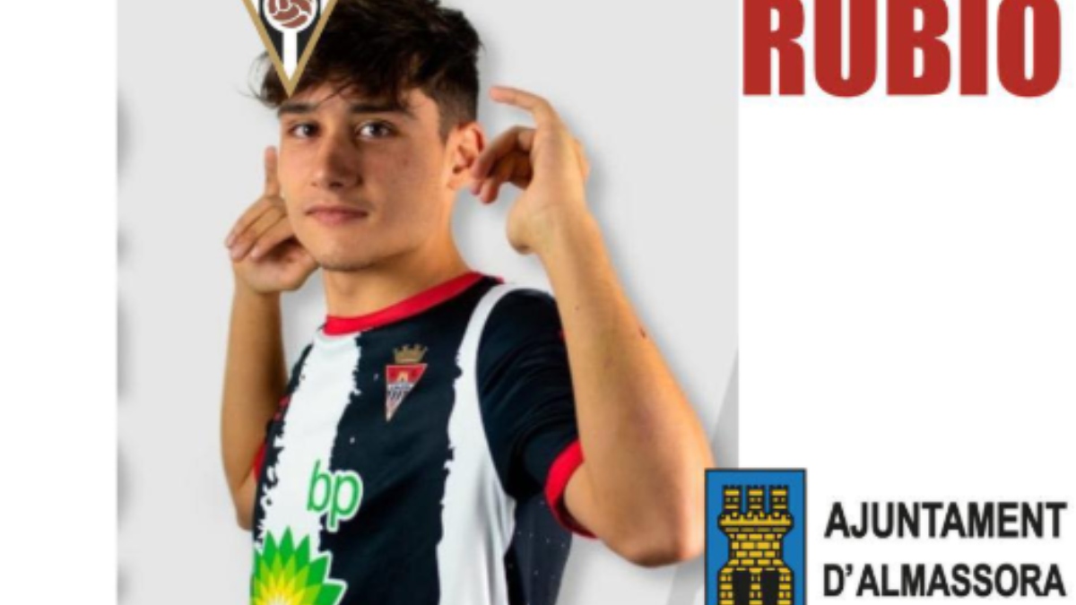 Alejandro Rubio, jugador del CD Almazora.