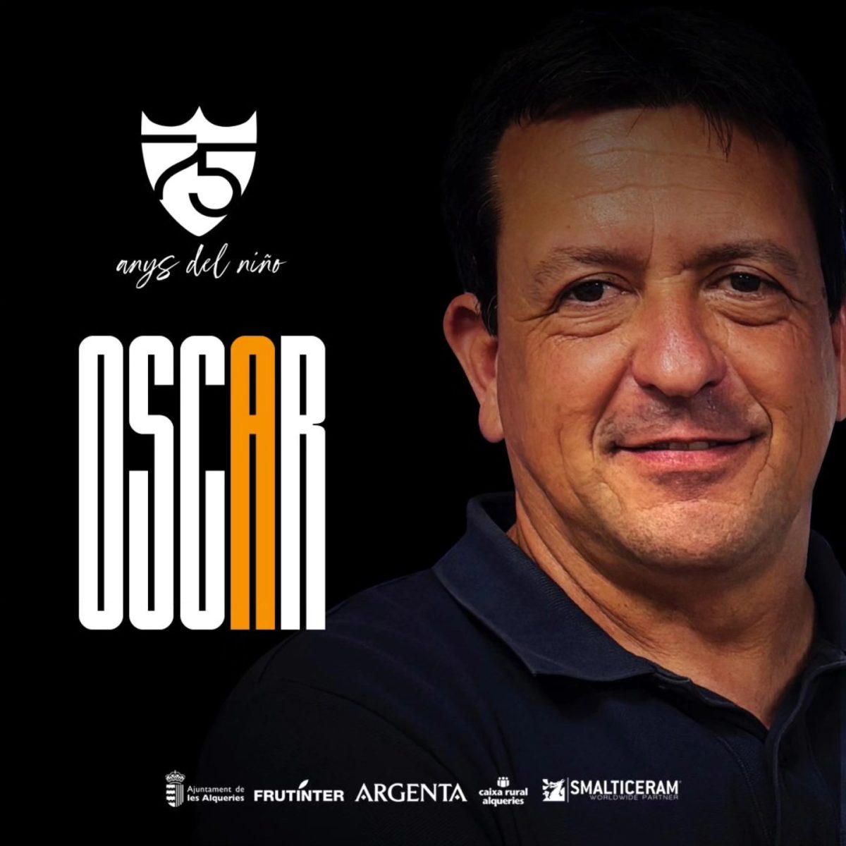 Óscar Sanahuja, entrenador del Alqueríes CF. Foto: Club. 