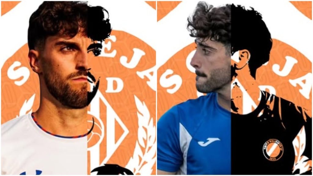 Guille Francés y Víctor Julià, jugadores del CD Soneja. Fotos: CD Soneja.