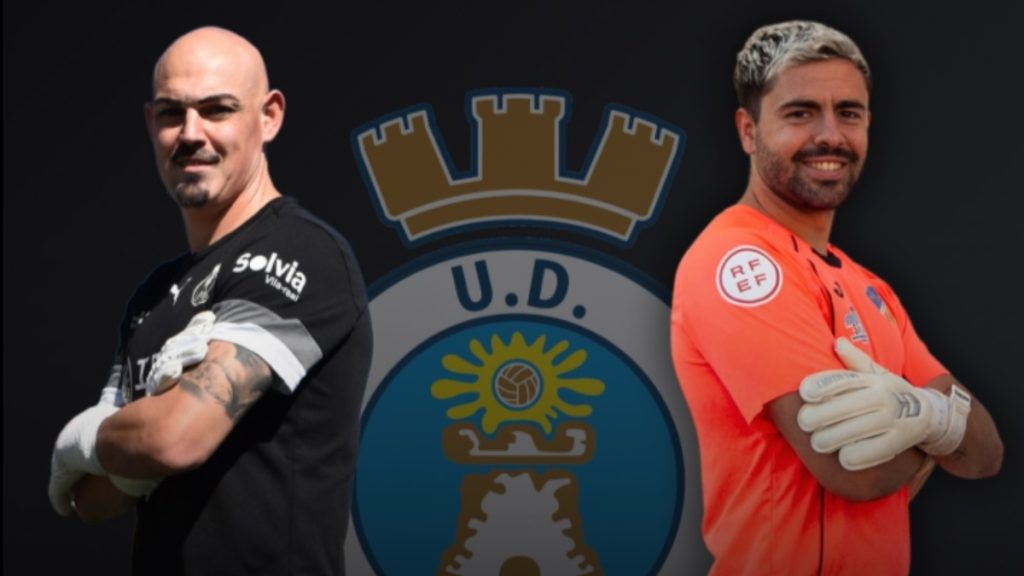 David Martínez y Rafa Soriano, porteros de la UD Vall de Uxó. Fotos: Clubes.