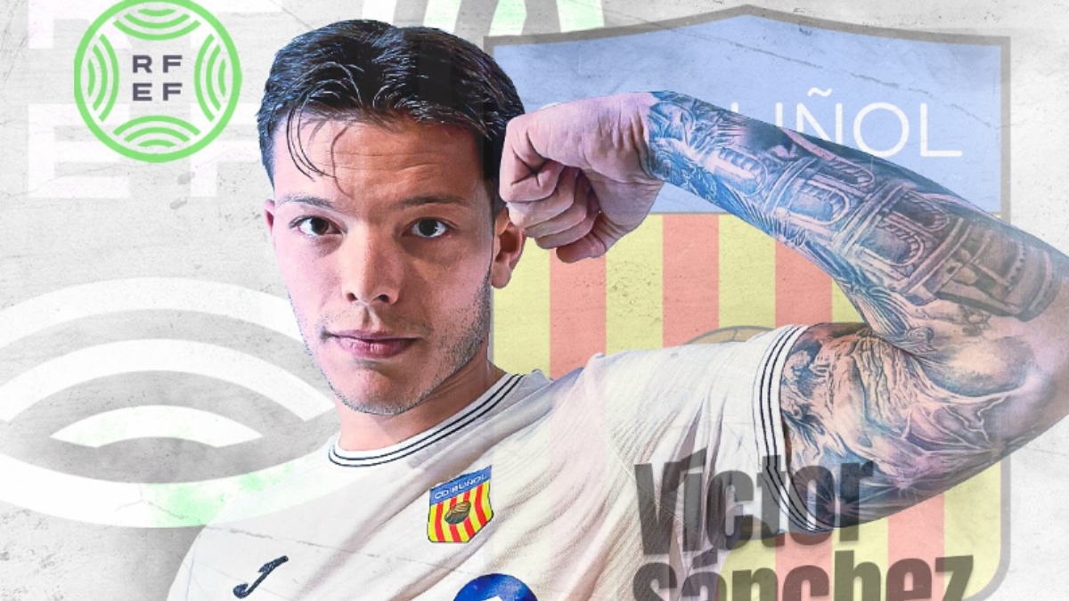 Víctor Sánchez, fichaje del CD Buñol. Foto: CD Buñol. 