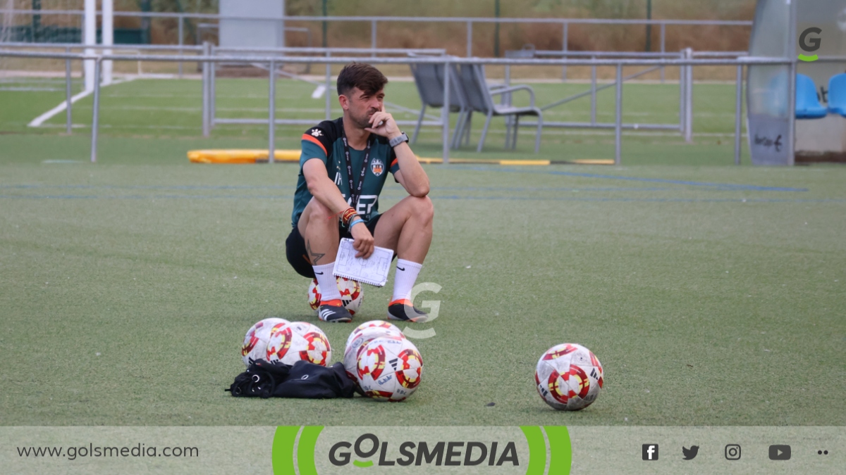 Iñaki Rodríguez, entrenador de la UD Castellonense. 