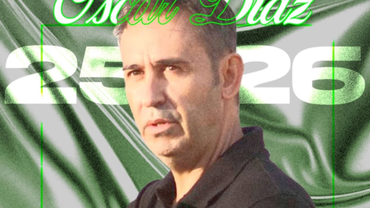 Óscar Díaz, entrenador del CE Alberic Sucemart. Foto: Club.