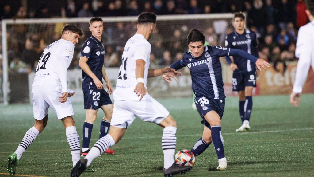 Buñol vs Real Sociedad en la Copa del Rey. Fuente: Real Sociedad