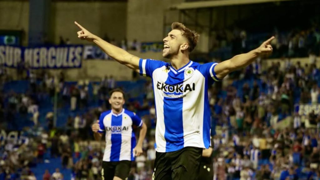 Victoria 3-0 del Hércules ante el Atlético Madrileño. Fuente: Hércules CF